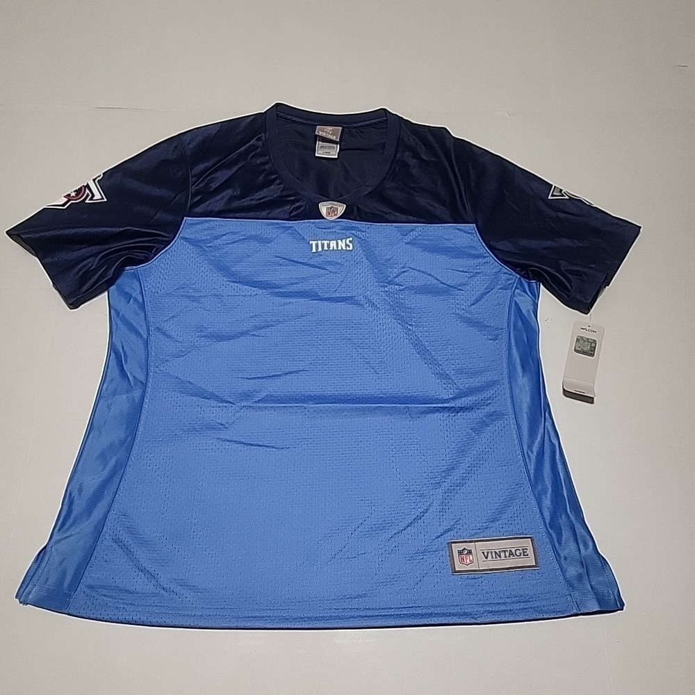 Women's LARGE Tennessee Titans Blank Jersey  For Custom NFL Pro Line Jersey  New